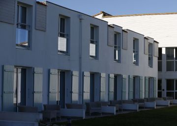 El hotel de concentración de España en la Isla de Ré. 