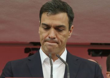 DVD 791 (26-06-16) Elecciones Generales. Seguimiento de la noche electoral en la sede del PSOE en la calle Ferraz de Madrid. Intervencion de Pedro Sanchez. Foto: Uly Martin.