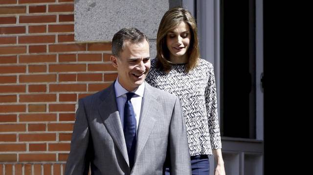 Los Reyes en La Zarzuela el viernes.