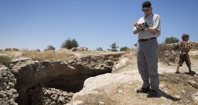 Mario Vargas Llosa en Jerusal&eacute;n (Israel). 