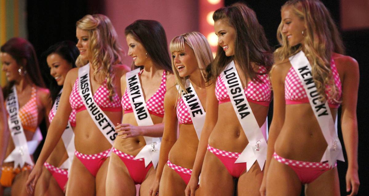 Aspirantes a Miss Teen USA, en 2007.