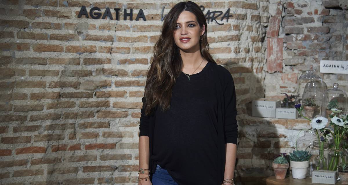 La periodista Sara Carbonero durante un acto como imagen de la firma Agatha by Sara.