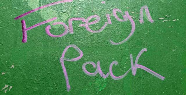 The offensive graffiti.