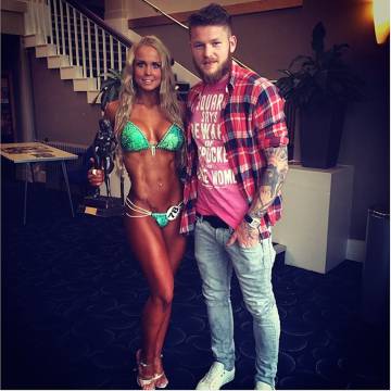 Por qué la novia de la estrella de la Eurocopa es más famosa que él