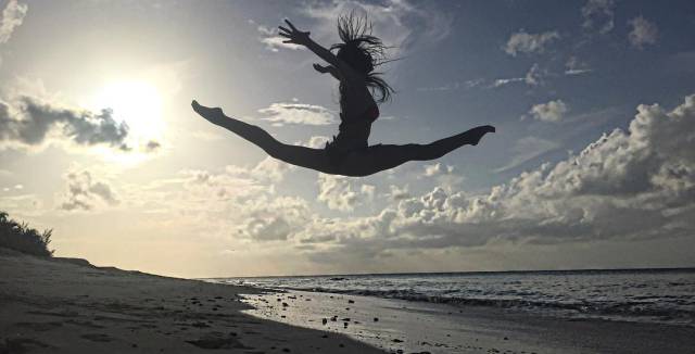 La exgimnasta Almudena Cid en una fotograf&iacute;a de Instagram. 