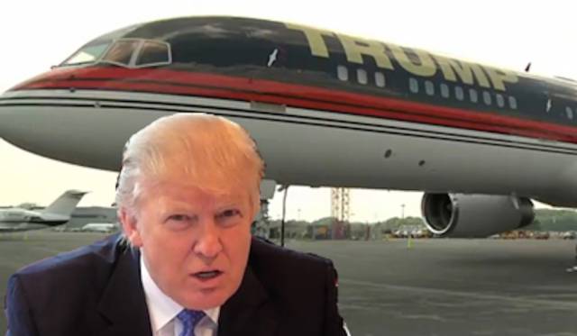 ¿Grifos de oro en un avión? Air Force One versus Trump Force One