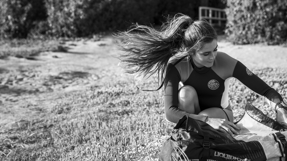 Gisela Pulido empezó su carrera deportiva con nueve años. Hoy tiene 22. En este tiempo ha logrado diez campeonatos del mundo de kitesurf.