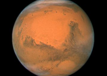 Vista general de Marte. 