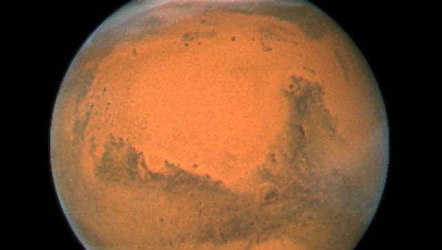 Vista general de Marte.