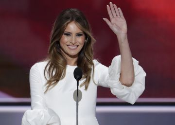 Melania Trump, en la convención republicana en Cleveland.