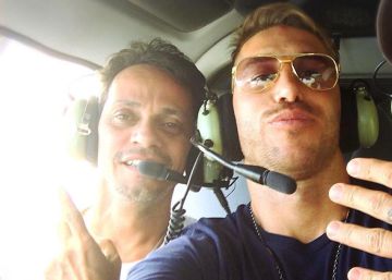 Marc Anthony y Sergio Ramos.