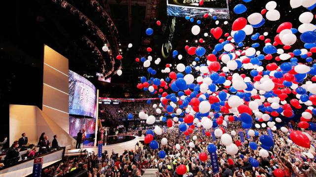 La convenci&oacute;n republicana celebra la nominaci&oacute;n de Trump.