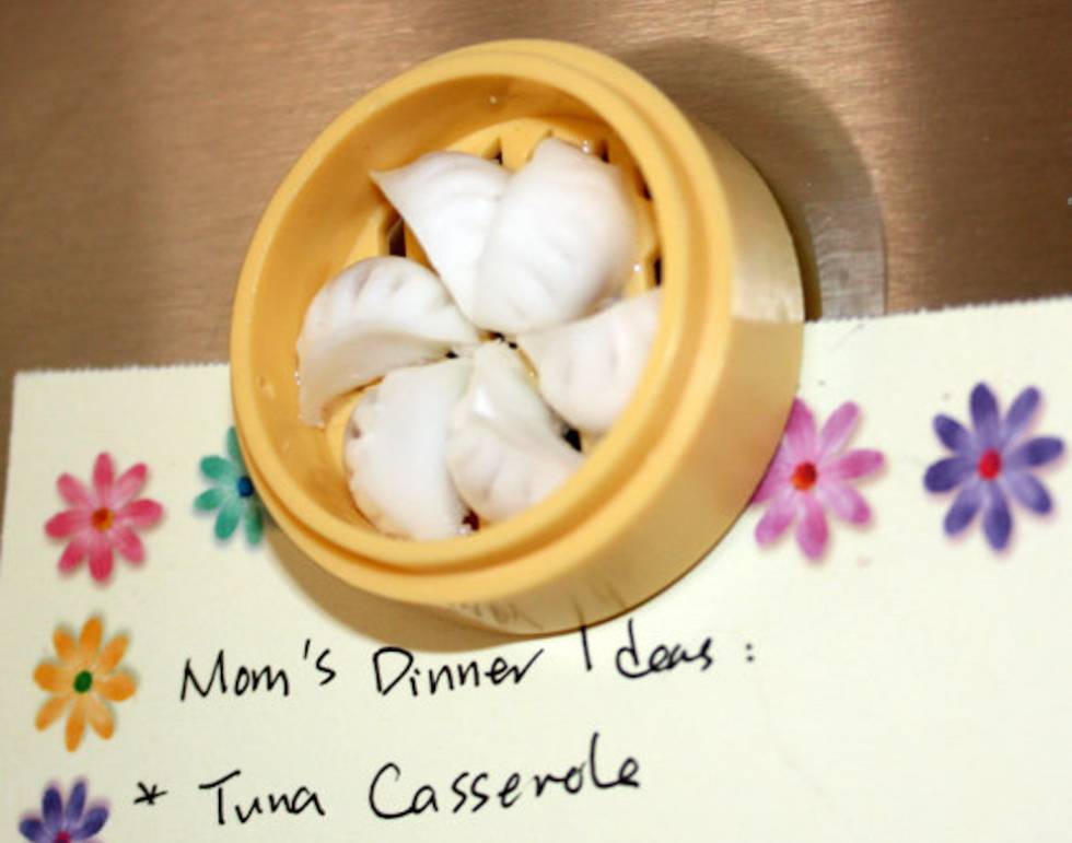 Imán de dim sum. Imán de dim sum.