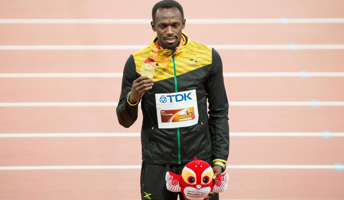 A su lado, Usain Bolt no tiene mérito