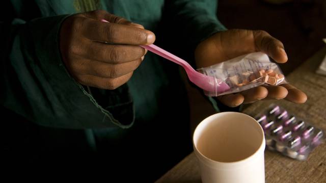 Medicación para la malaria. Nigeria.