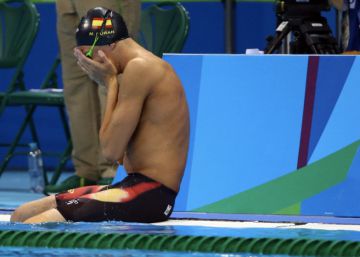 El nadador español Miguel Durán ha protagonizado una de las historias más extrañas de los JJOO