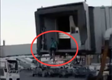 Barajas + Ryanair + avión que se va = locura total