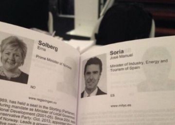 Este fue el CV que mandó Soria a Davos en 2014