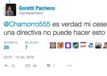 Cesada por pedir esto en Twitter a un consejero