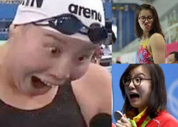 La nadadora que está haciendo reír a internet y media China
