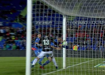 El Getafe pudo empatar con un gol fantasma en el minuto 90