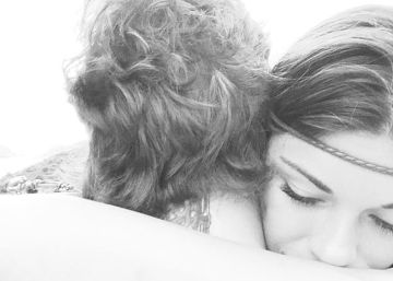 Linda Morselli y Fernando Alonso. 