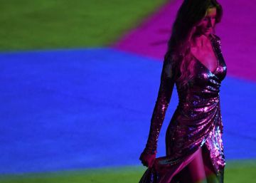 Gisele Bündchen, éxtasis plateado en la inauguración de Río 2016