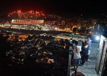 La foto desde las favelas que muestra el contraste en Río durante las olimpiadas