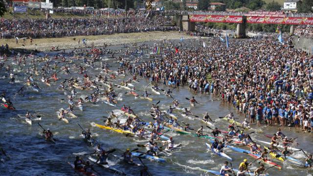 Momento de la salida.