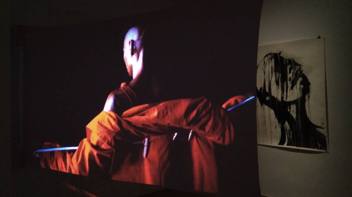 Un momento de la representación.