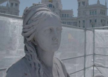 Dentro de La Cibeles