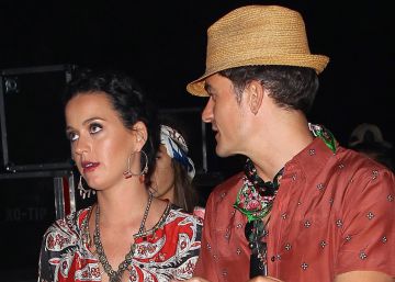 Katy Perry y Orlando Bloom, en un festival en California el pasado mes de abril.