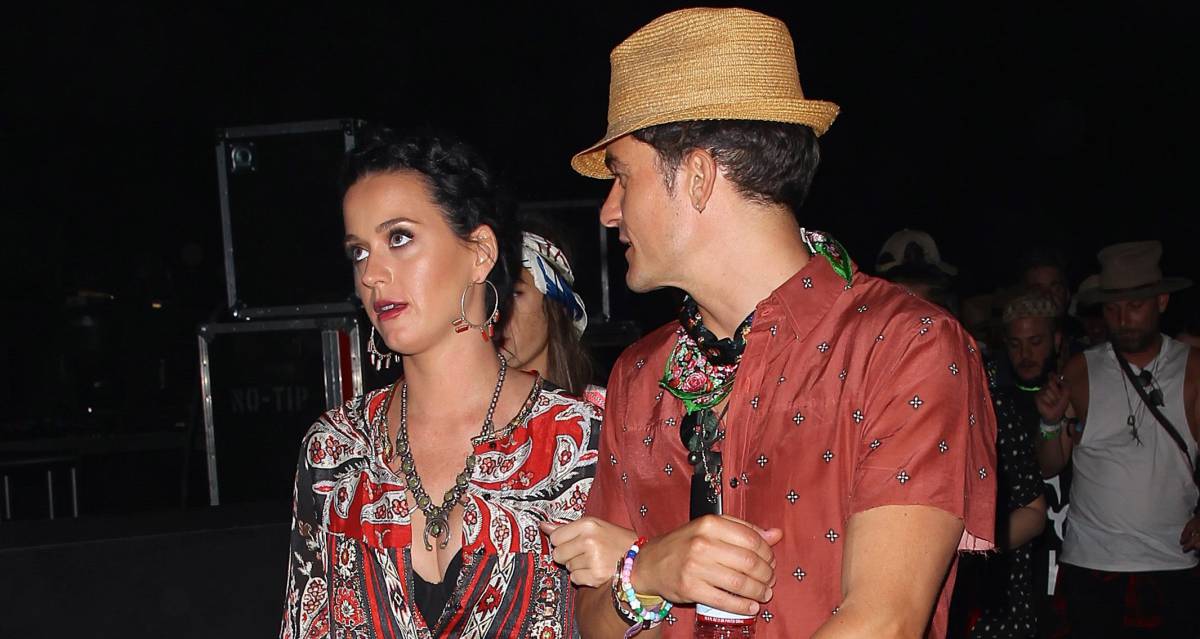 Katy Perry y Orlando Bloom.