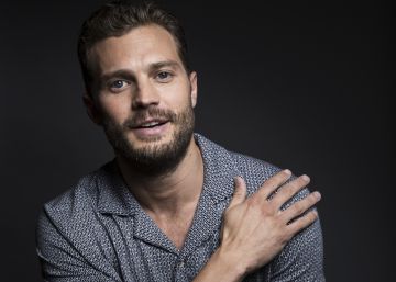 Jamie Dornan, en la promoci&oacute;n de la cinta "Anthropoid" en Nueva York. 