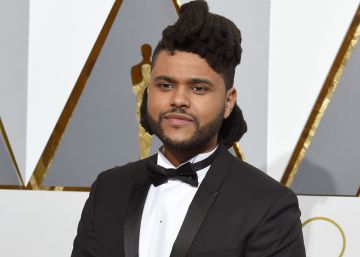 The Weeknd, durante la entrega de los premios Oscar.