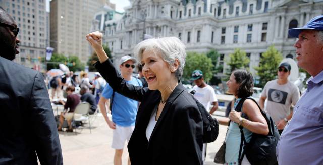 Green Party candidate Jill Stein.