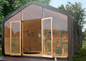 Una casa de cartón que dura más de
 50 años