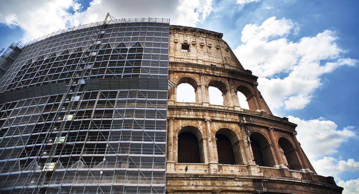 Habla el hombre que ha levantado el Coliseo romano