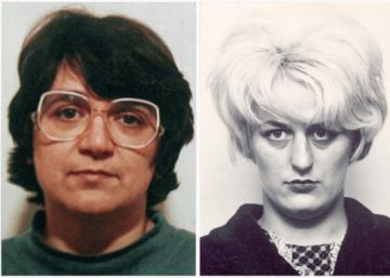 De izquierda a derecha, Rosemary West, Myra Hindley y Beverley Allitt .
