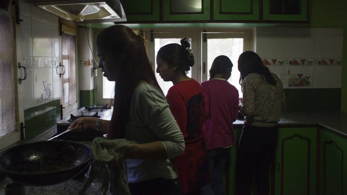 Todas las mujeres que trabajan en SASANE son supervivientes de la trata de personas.