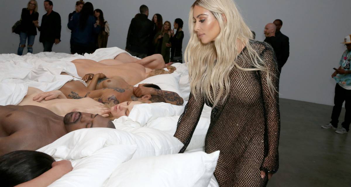 Kim Kardashian, en la exhibición de 'Famous', en la galería Blum & Poe, Los Ángeles.