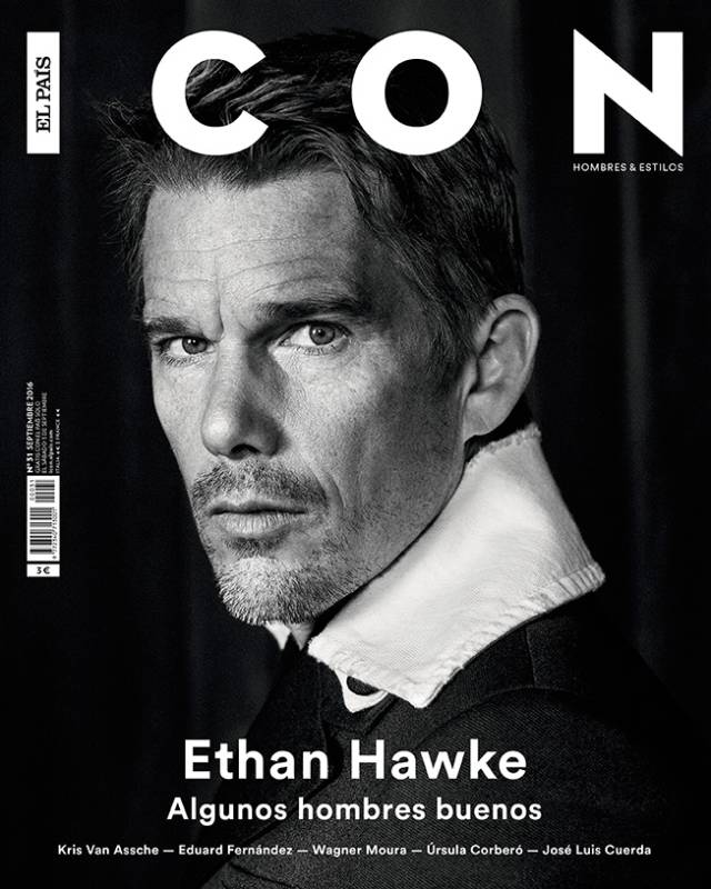 La honestidad de Ethan Hawke coloniza el número de septiembre de ICON