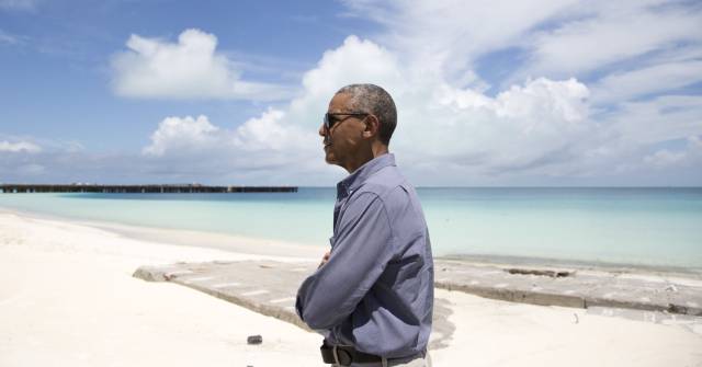 Barack Obama, durante su visita a Papahanaumokuakea.