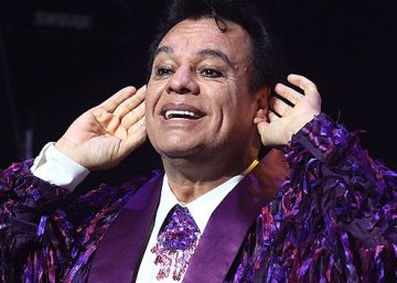 Juan Gabriel, durante un concierto en Los &Aacute;ngeles en septiembre de 2014.