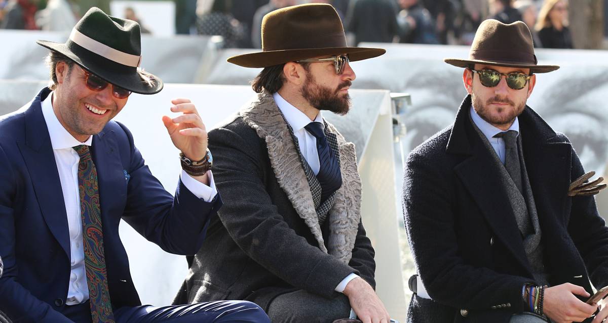 Feria de moda Pitti Uomo.