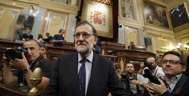 PP chief Mariano Rajoy on Friday.