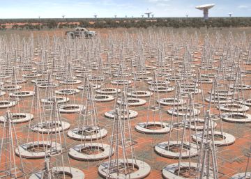 Ilustraci&oacute;n de c&oacute;mo quedar&aacute;n las antenas que se desplegar&aacute;n en Australia.