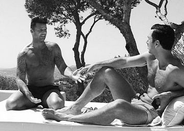Ricky Martin, con su novio Jwan Yosef, en Ibiza.