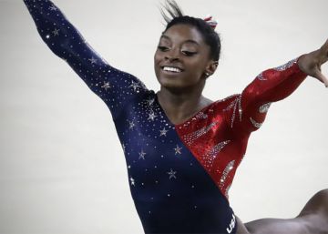  Simone Biles durante los Juegos Ol&iacute;mpicos de R&iacute;o 2016. 