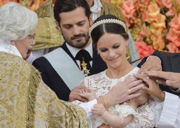 Bautizo del pr&iacute;ncipe Alejandro de Suecia.